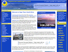 Tablet Screenshot of capetownwebcam.com